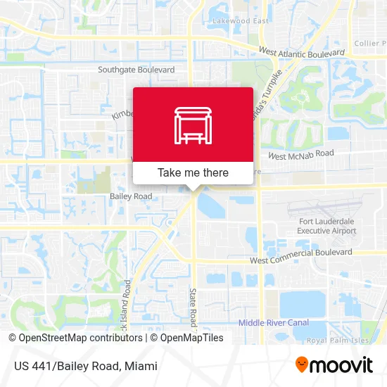 US 441/Bailey Road map