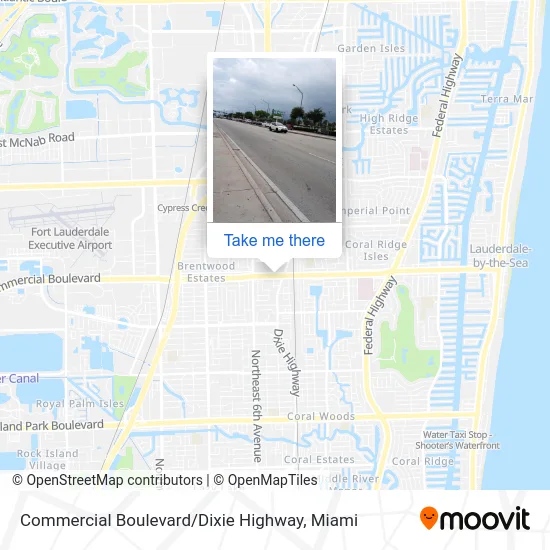 Commercial Boulevard / Dixie Highway map