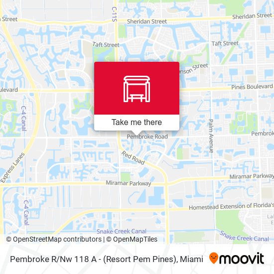 Pembroke R / Nw 118 A - (Resort Pem Pines) map