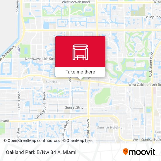 Oakland Park B/Nw 84 A map