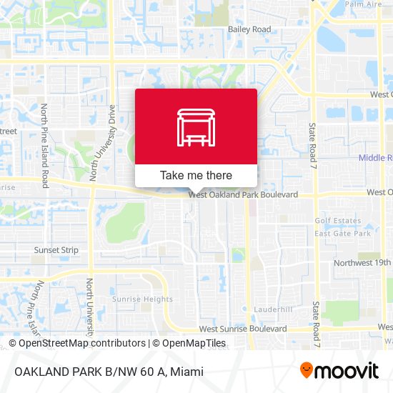 Mapa de OAKLAND PARK B/NW 60 A