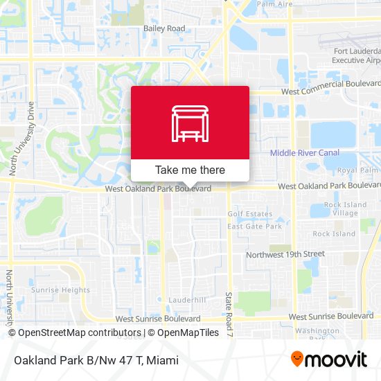 Oakland Park B/Nw 47 T map