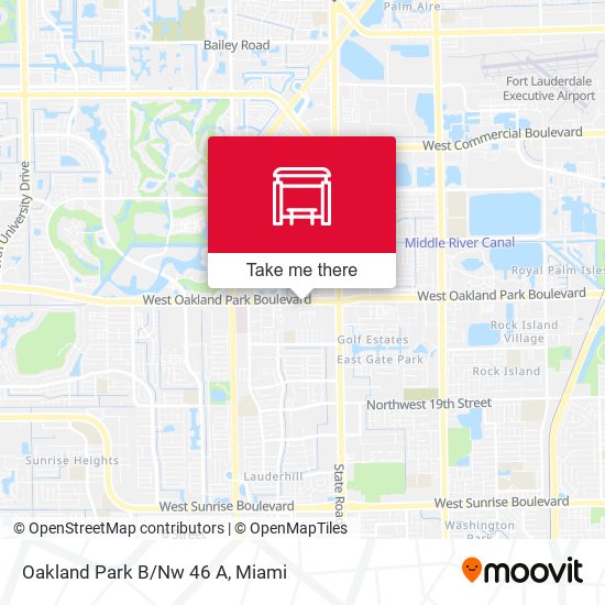 Oakland Park B/Nw 46 A map