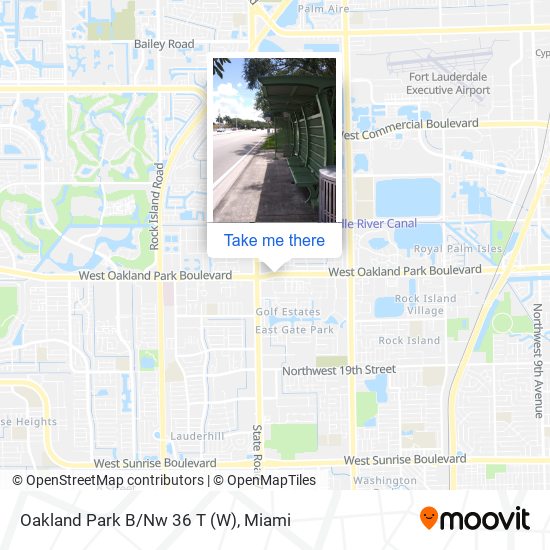 Oakland Park B/Nw 36 T (W) map