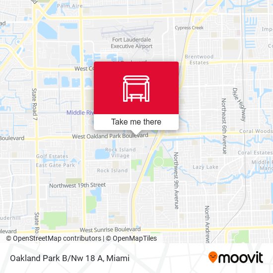 Oakland Park B/Nw 18 A map