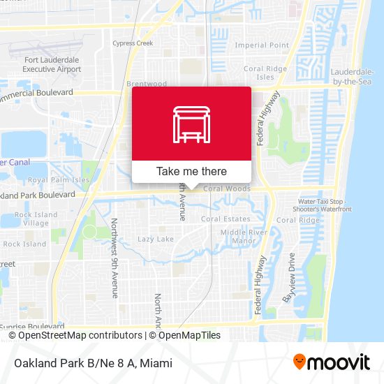 Oakland Park B/Ne 8 A map