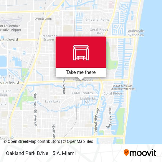 Oakland Park B/Ne 15 A map