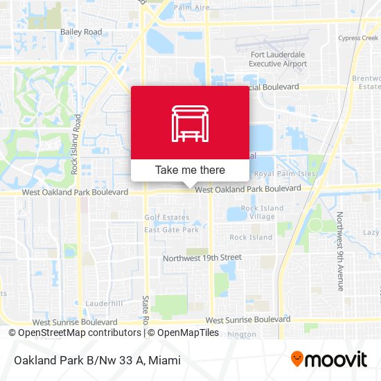 Oakland Park B/Nw 33 A map