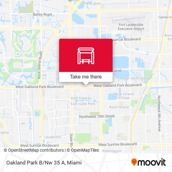 Oakland Park B/Nw 35 A map