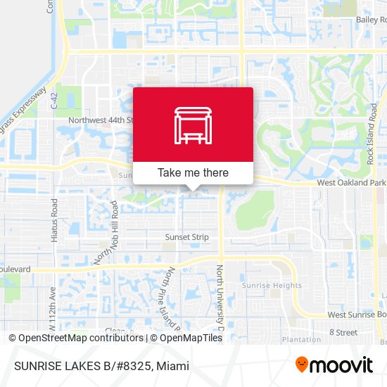 Sunrise Lakes B/#8325 map