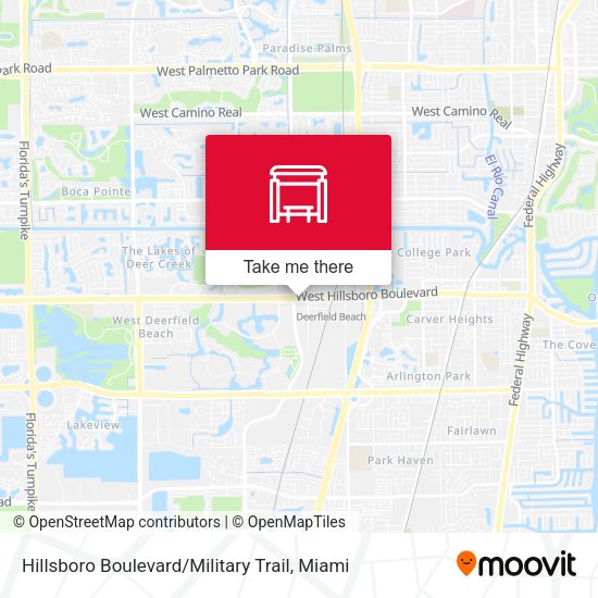 Mapa de Hillsboro Boulevard / Military Trail