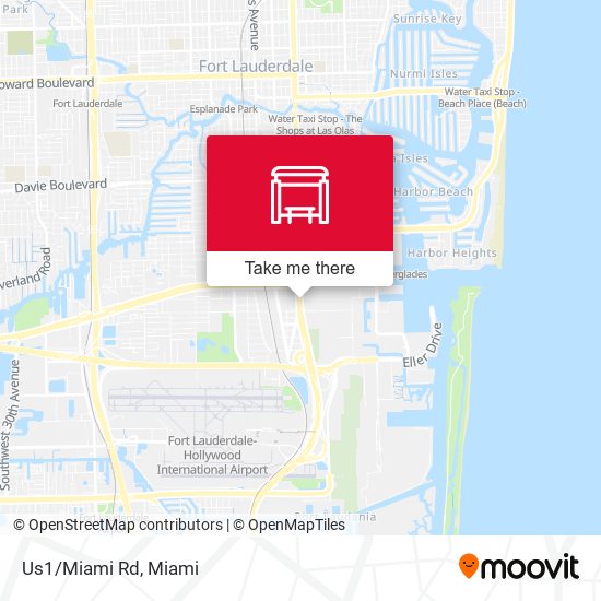 Us1/Miami Rd map
