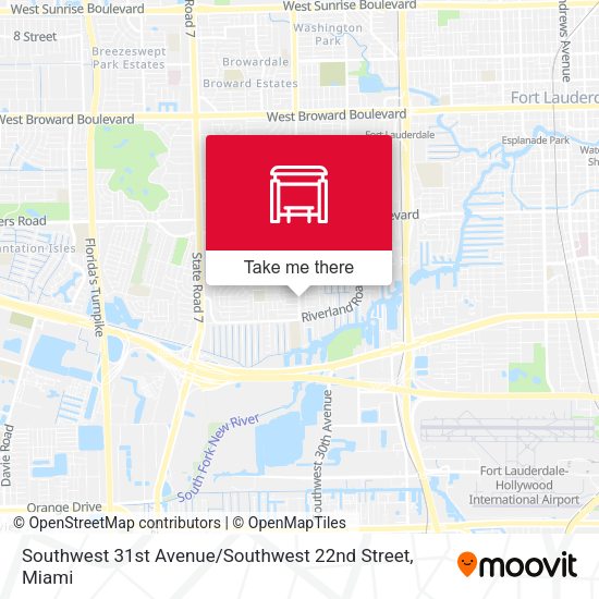 Southwest 31st Avenue / Southwest 22nd Street map