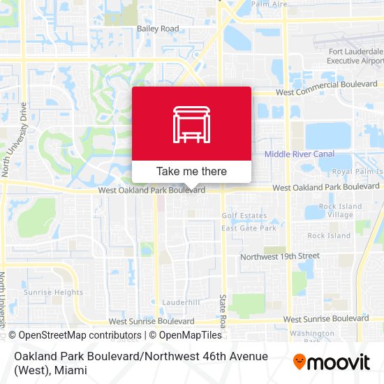 OAKLAND PARK B/NW 46 A map