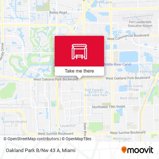 Oakland Park B/Nw 43 A map