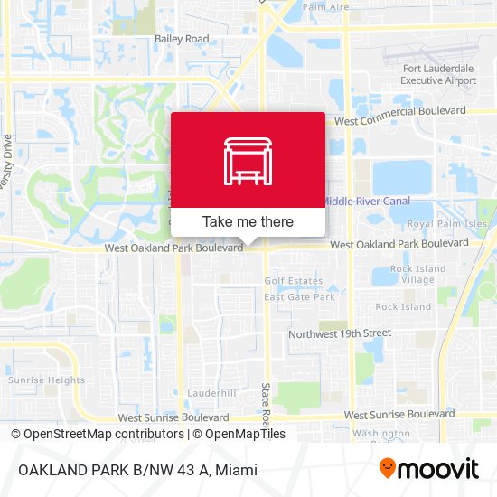 Oakland Park B/Nw 43 A map