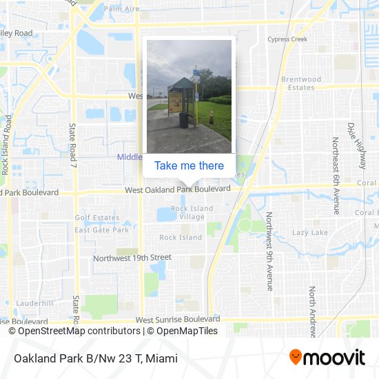 Oakland Park B/Nw 23 T map