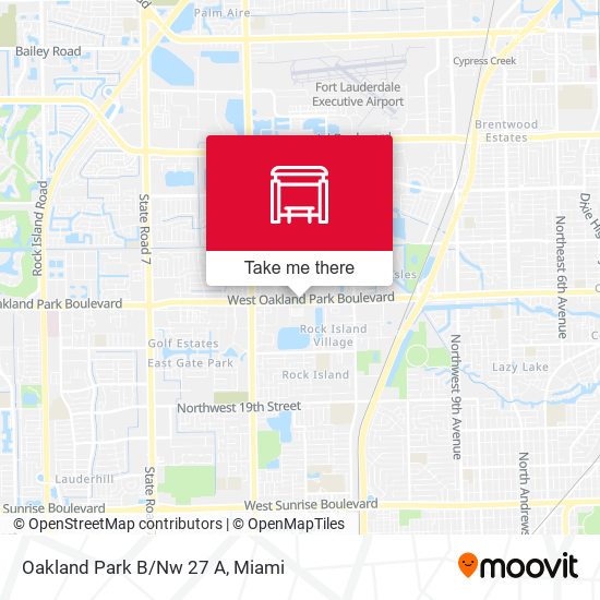 Oakland Park B/Nw 27 A map