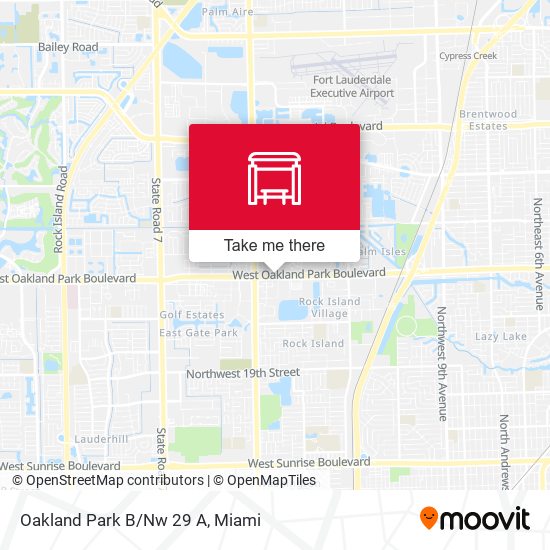 Oakland Park B/Nw 29 A map