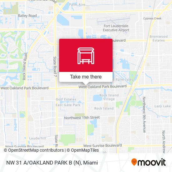 NW 31 A/Oakland Park B map