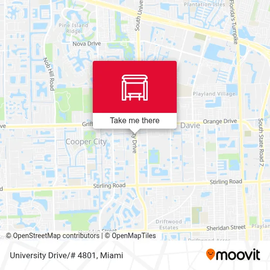 University Drive/# 4801 map
