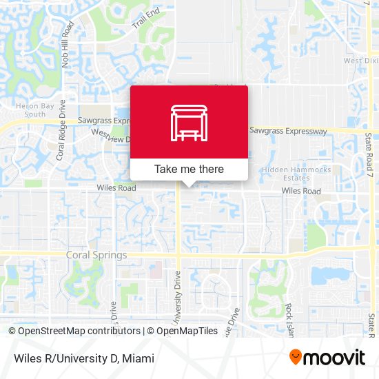 Wiles R/University D map