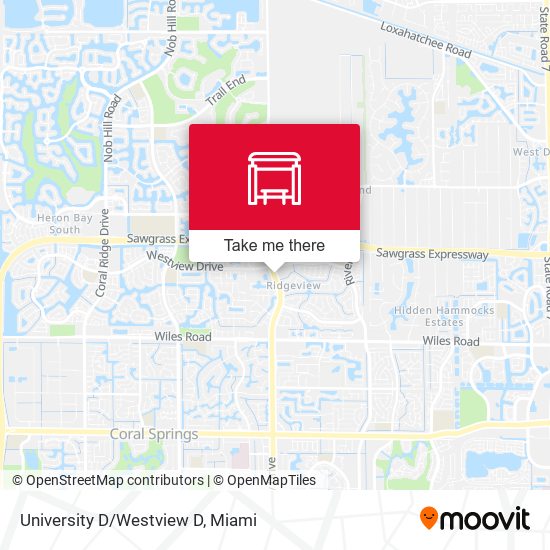 University D/Westview D map