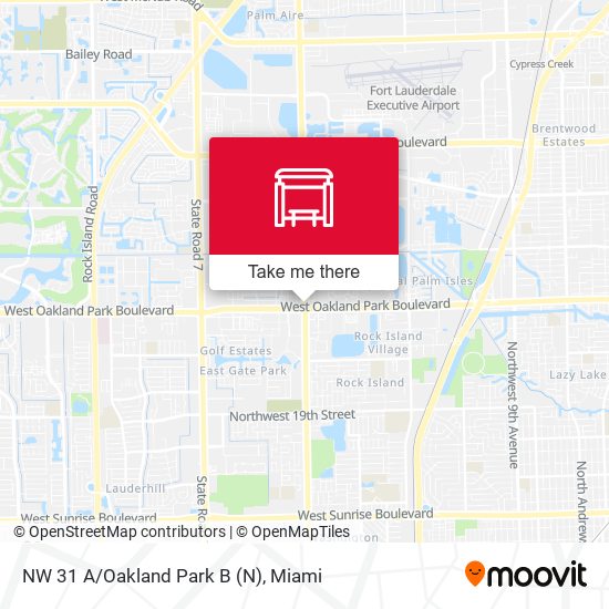 Mapa de NW 31 A/Oakland Park B