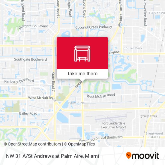 NW 31 A / St Andrews at Palm Aire map