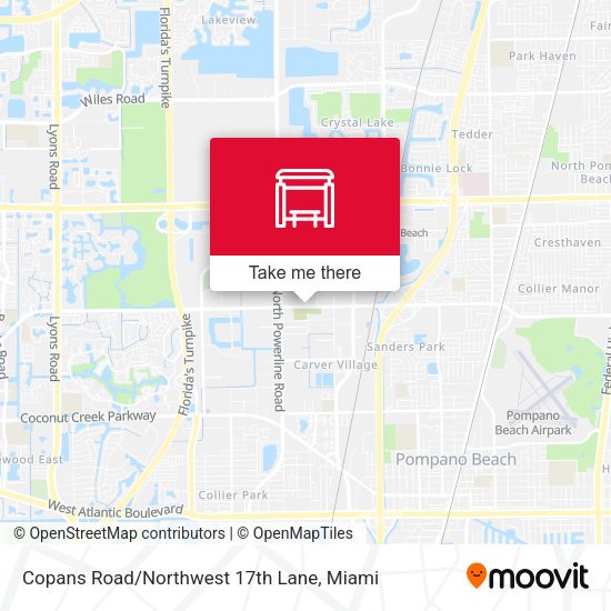 Copans Road / Northwest 17th Lane map