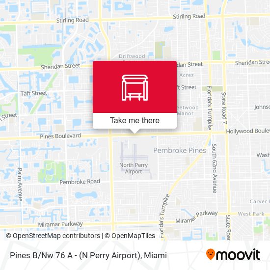 Pines B / Nw 76 A - (N Perry Airport) map