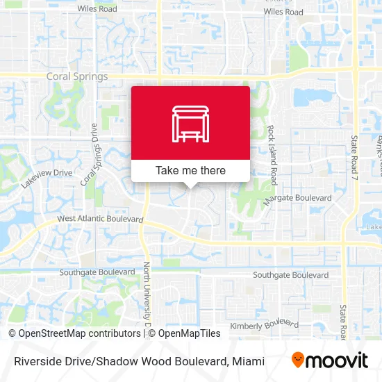 Mapa de Riverside Drive / Shadow Wood Boulevard