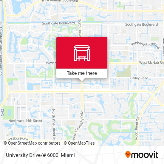 University Drive/# 6000 map