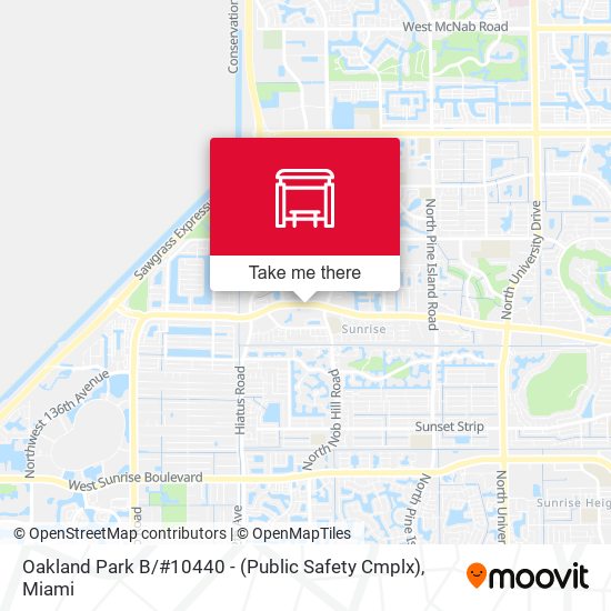 Mapa de Oakland Park B / #10440 - (Public Safety Cmplx)