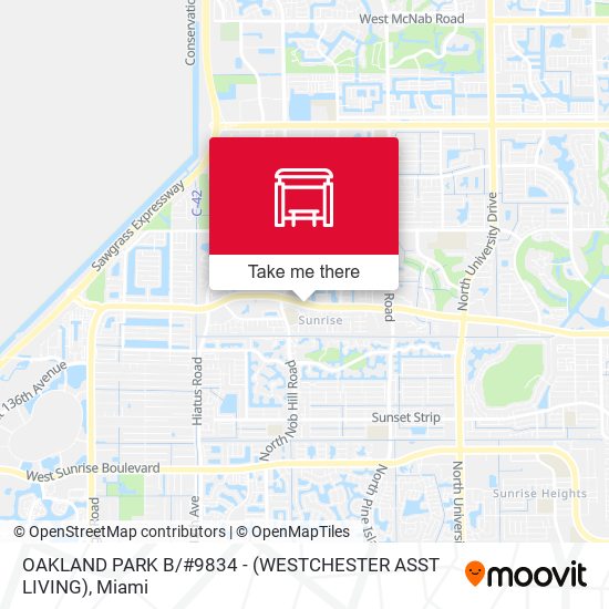 Oakland Park B / #9834 - (Westchester Asst Living) map