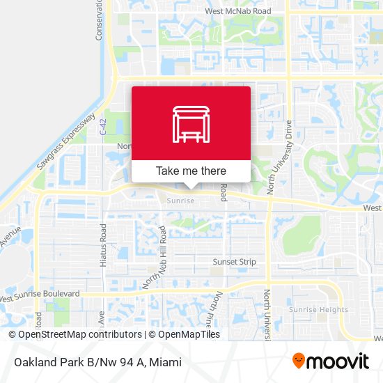 Oakland Park B/Nw 94 A map