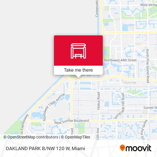 Mapa de Oakland Park B/Nw 120 W