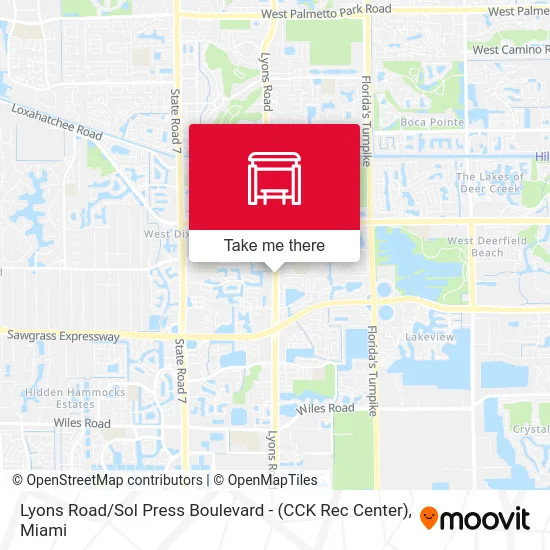Lyons Road / Sol Press Boulevard - (CCK Rec Center) map