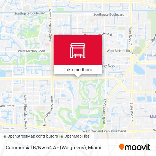 Mapa de Commercial B / Nw 64 A - (Walgreens)