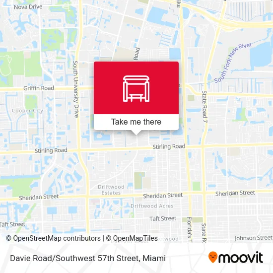 Davie Road / Southwest 57th Street map
