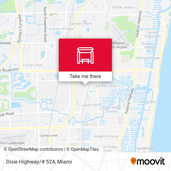 Dixie Highway/# 524 map