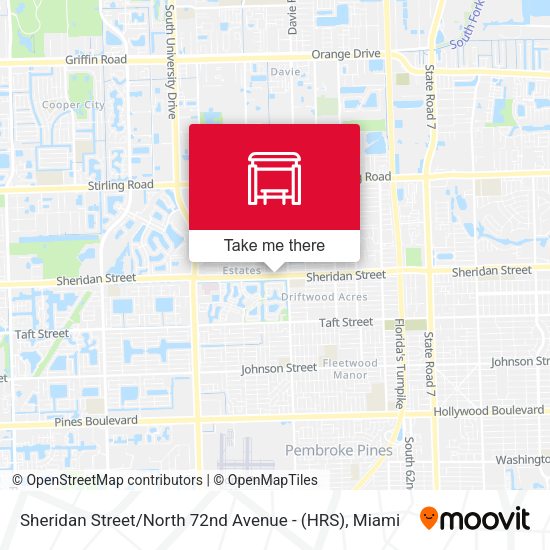 Mapa de Sheridan Street / North 72nd Avenue - (HRS)