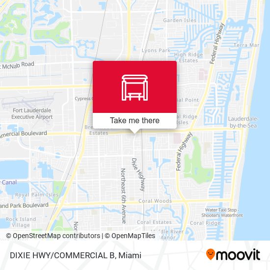 Mapa de DIXIE HWY/COMMERCIAL B