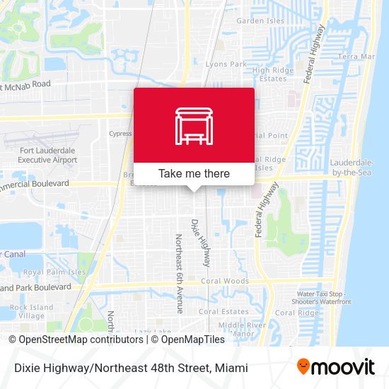 Dixie Highway / Northeast 48th Street map