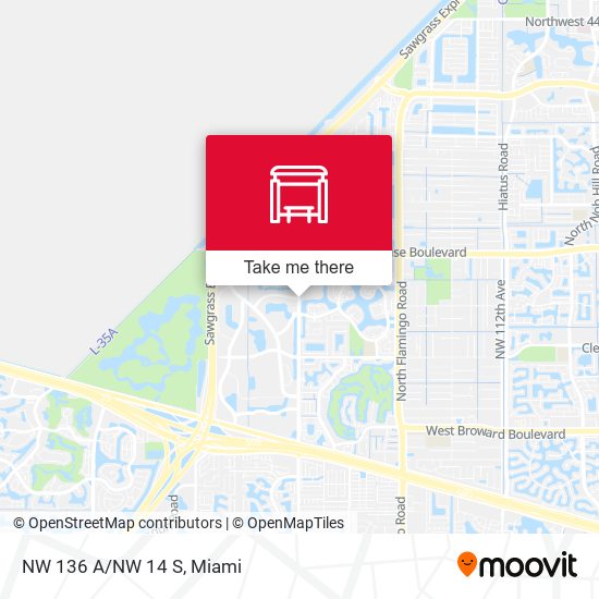 NW 136 A/Nw 14 S map