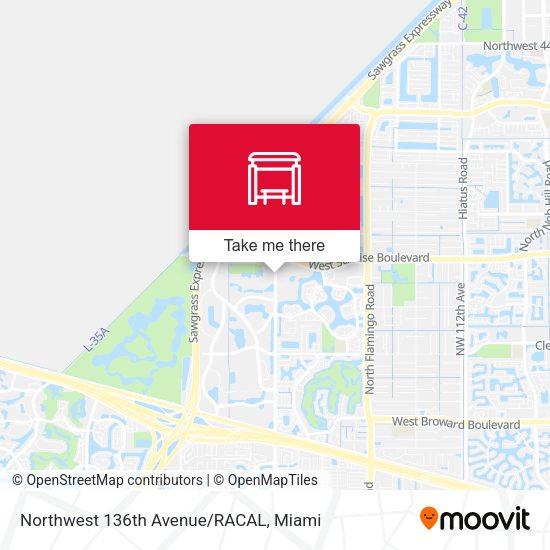 Mapa de Northwest 136th Avenue/RACAL