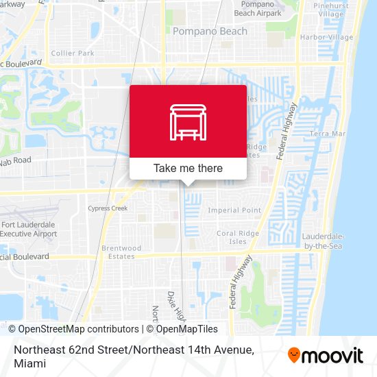 Mapa de Northeast 62nd Street / Northeast 14th Avenue