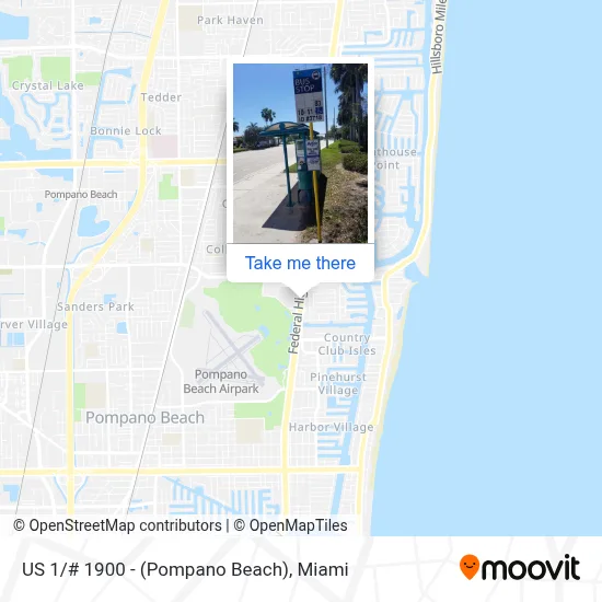 US 1/# 1900 - (Pompano Beach) map
