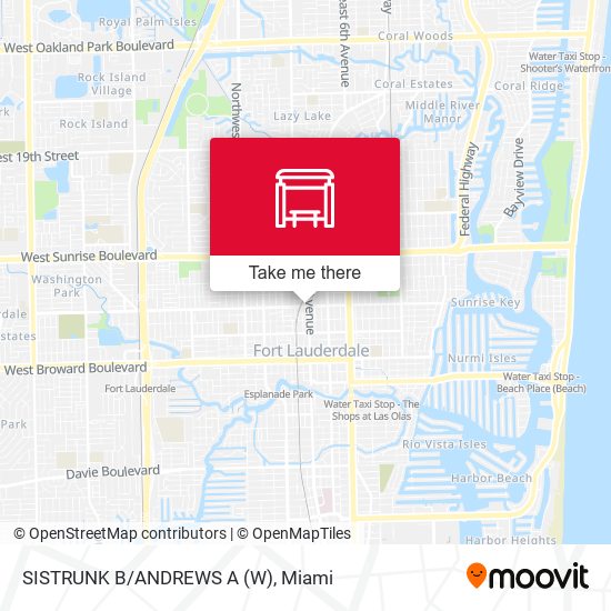 Sistrunk B/Andrews A (W) map