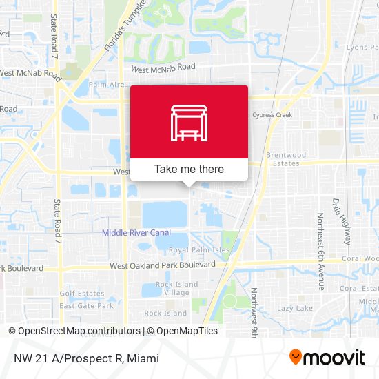 NW 21 A/Prospect R map